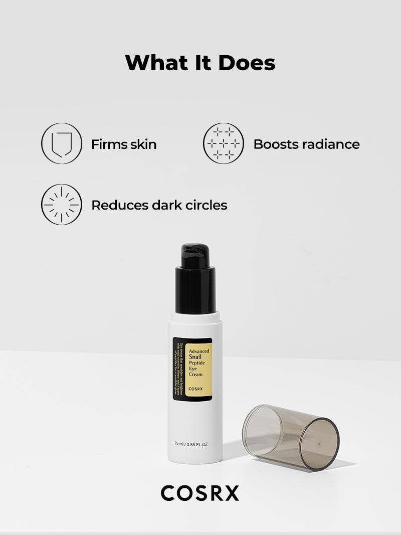 COSRX Crème Contour des Yeux aux Peptides et Escargot Avancé 25ml