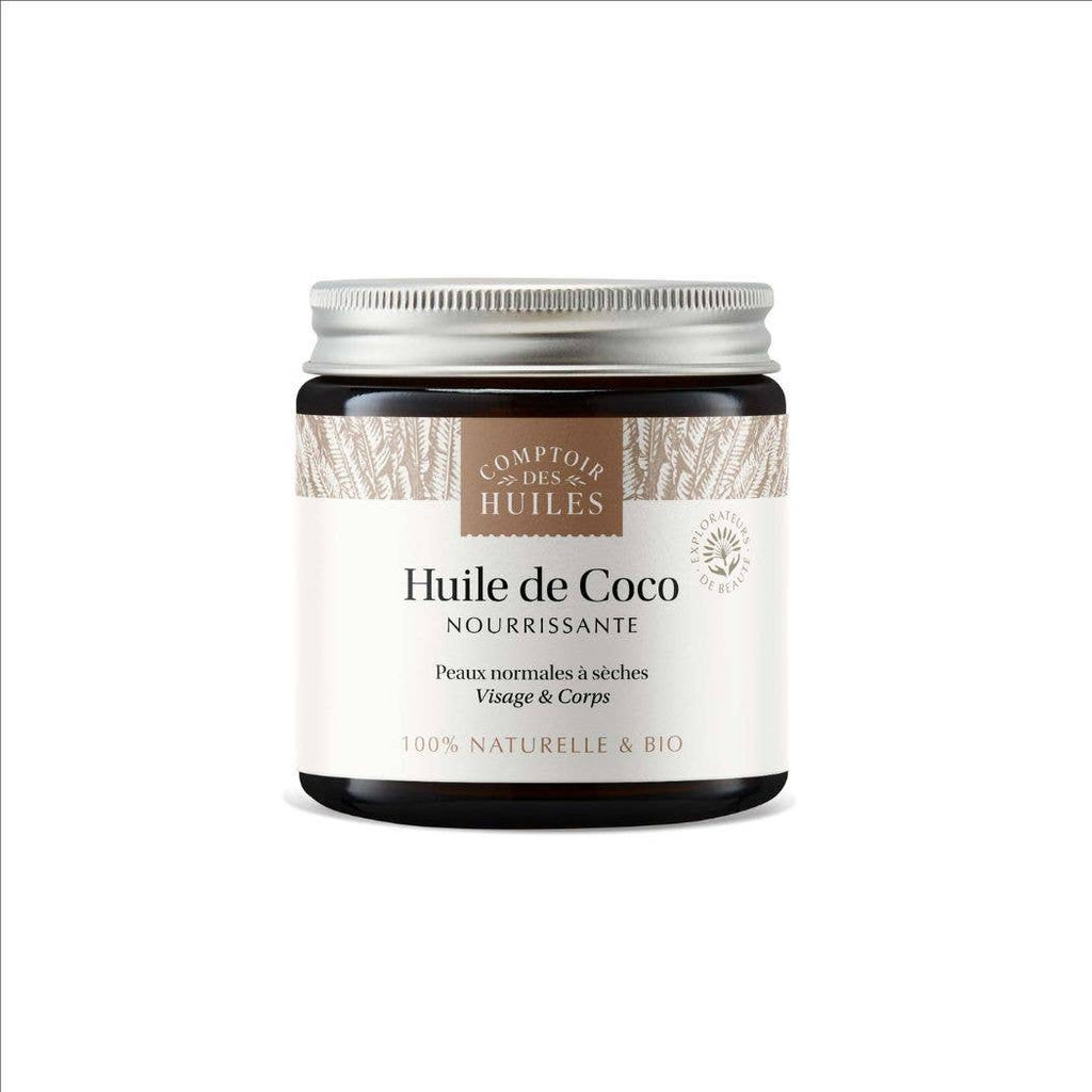 Huile de Coco Bio: 50ml / Bouchon plat