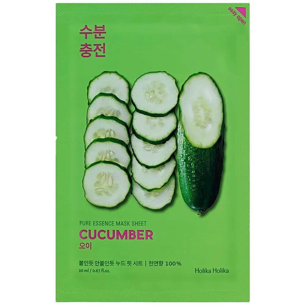 Feuille de masque Holika Holika Pure Essence - Concombre 20 ml
