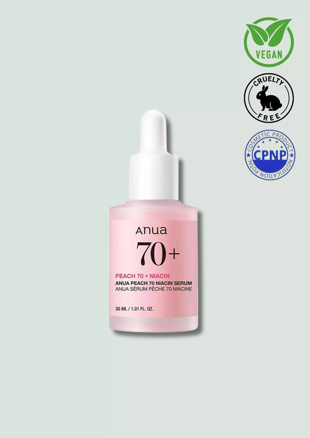 ANUA – Peach 70% Niacinamide Serum 30ml